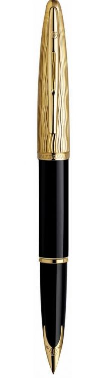 Перьевая ручка Waterman Carene Essential, цвет: Black GT, перо: F