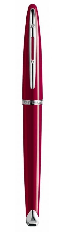 Ручка-роллер Waterman Carene, цвет: Glossy Red Lacquer ST, стержень: Fblack