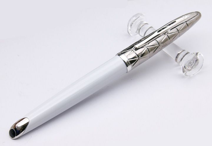 Ручка-роллер Waterman Carene, цвет: Contemporary white ST, стержень: Fblck