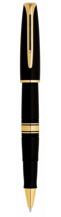 Ручка-роллер Waterman Charleston, цвет: Black/GT, стержень: Fblk