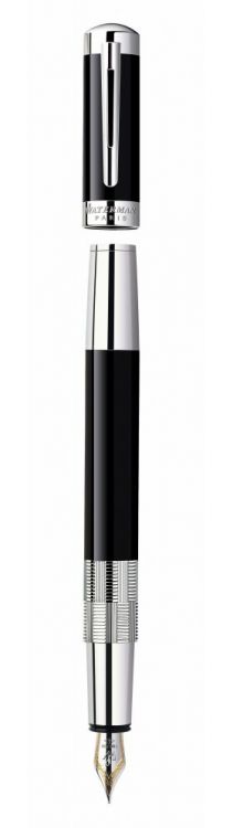 Перьевая ручка  Waterman Elegance, цвет: Black ST, перо: F