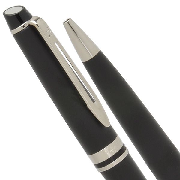 Шариковая ручка Waterman Expert 3, цвет: MattBlack CT, стержень: Mblue