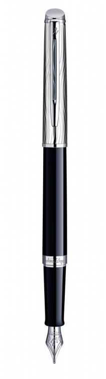 Подарочный набор: перьевая ручка Hemisphere Deluxe, Black CT и чернила, blue