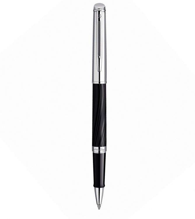 Ручка-роллер Waterman Hemisphere Deluxe, цвет: Silky CT, стержень: Fblack