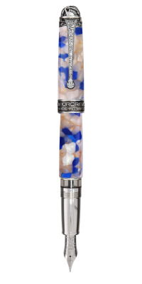 AU946-RVF Aurora Mappe Antiche. Перьевая ручка Aurora Mappe Antiche Fra Mauro CT, перо F, в подарочной коробке