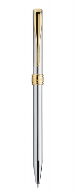AUA30 Aurora Magellano Metal. Шариковая ручка Aurora Magellano satin chrome GT, в подарочной коробке