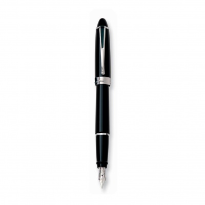 AUB12-CM Aurora Ipsilon Deluxe. Перьевая ручка Aurora Ipsilon Deluxe Black CT, перо - М, в подарочной коробке