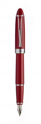 AUB12-CRF Aurora Ipsilon Deluxe. Перьевая ручка Aurora Ipsilon Deluxe red CT, перо - F, в подарочной коробке
