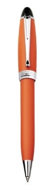 AUB30-OP Aurora Ipsilon Satin. Шариковая ручка Aurora Ipsilon Satin Lobster-Orange CT, в подарочной коробке