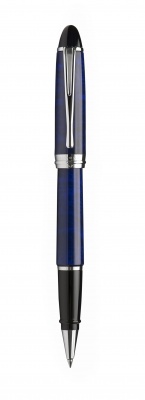 AUB73-CB Aurora Ipsilon Lacca. Ручка Роллер Aurora Ipsilon blue lacquer CT, в подарочной коробке