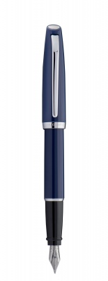 AUE12-CBF Aurora Style Resin. Перьевая ручка Aurora Style Resin blue CT, перо - F, в подарочной коробке