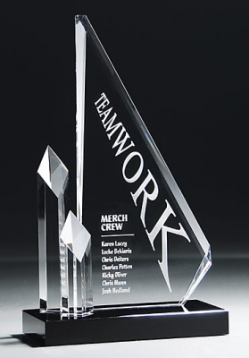 BA1AW-CLR80 Bright Awards Призы из стекла. Приз из стекла