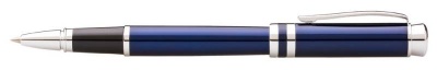 FC3R-BLU2C Franklin Covey Lexington. Ручка-роллер Franklin Covey Freemont, цвет Blue/Chrome, в упаковке b2b