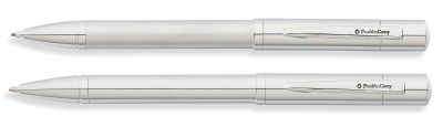 FC4S-GRY1C Franklin Covey Greenwich. Набор FranklinCovey Greenwich: шариковая ручка и карандаш 0.9мм. Цвет - хромовый матовый.