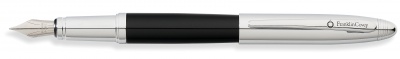 FC7F-BLK1C Franklin Covey Lexington. Перьевая ручка  Franklin Covey Lexington, цвет Black/Chrome, упаковка только для b2b