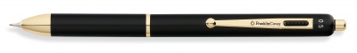 FC8M-BLK2G Franklin Covey Melbourne. Многофункциональная ручка Franklin Covey Melbourne, цвет Black Gold, в упаковке b2b