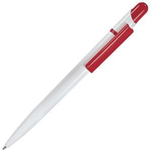 HG8B-RED27 Lecce Pen MIR. MIR, ручка шариковая, красный/белый, пластик