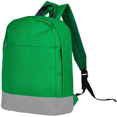 HG170151915 Рюкзак "URBAN",  зеленый/серый, 39х29х12 cм, полиестер 600D,  шелкография