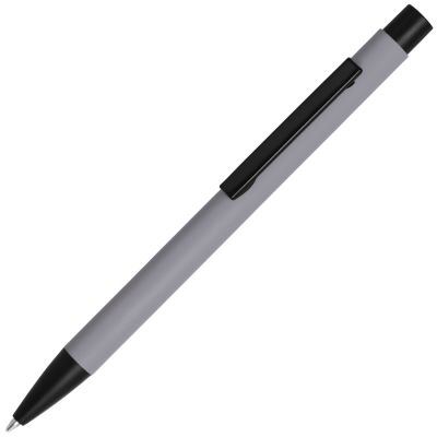 HG18406174 B1. SKINNY, ручка шариковая, серебристый/черный, алюминий, софт- покрытие