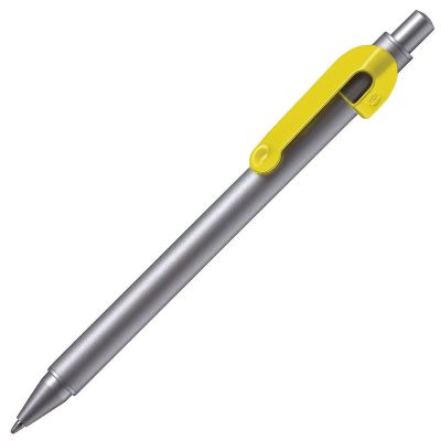 HG3B-YEL2 B1 Business. SNAKE, ручка шариковая, желтый, серебристый корпус, металл