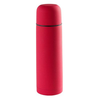 HG170151316 Термос вакуумный "Flask",сталь с покрытием софт тач, красный, 500 мл.