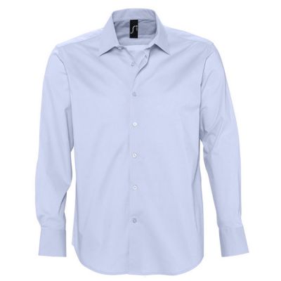 HG1509107 Sol&#39;s. Рубашка "Brighton", небесно-голубой_S, 97% хлопок, 3% эластан, 140г/м2