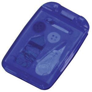 HG15091353 Набор швейный с зеркалом; синий; 7,5х4,9х1 см; пластик; тампопечать
