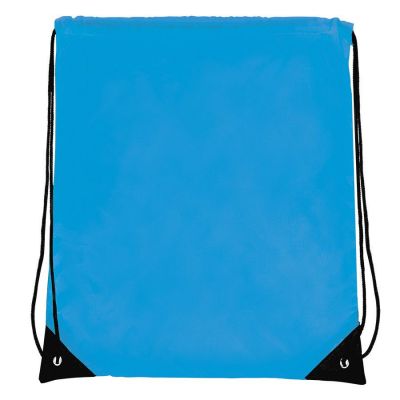 HG170151171 Рюкзак "Promo"; голубой; 33х38,5х1см; полиэстер; шелкография