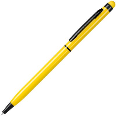HG170151612 B1. TOUCHWRITER  BLACK, ручка шариковая со стилусом для сенсорных экранов, желтый/черный, алюминий