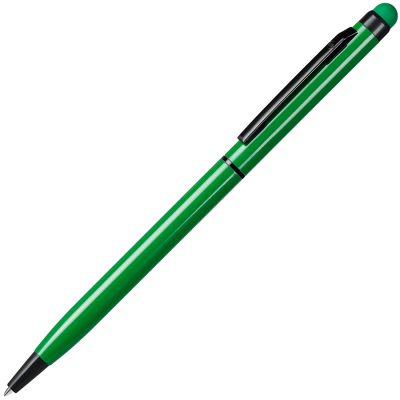 HG170151614 B1. TOUCHWRITER  BLACK, ручка шариковая со стилусом для сенсорных экранов, зеленый/черный, алюминий