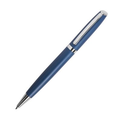 HG184061107 B1. PEACHY, ручка шариковая, синий/хром, алюминий, пластик