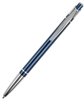 HG18406167 B1. SHAPE, ручка шариковая, темно-синий/хром, анодированный алюминий/пластик