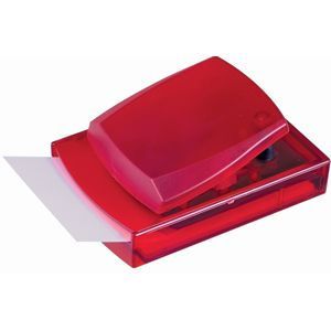 HG151181989 Диспенсер для записей; красный; 12х8,3х5,5 см; пластик; тампопечать