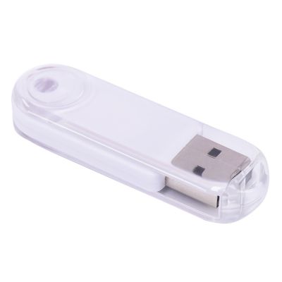 HG18406120 USB flash-карта "Nix" (8Гб),белый, 5,9х1,8х1см,пластик