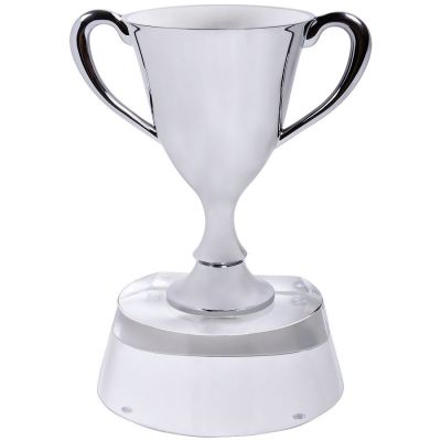 HG1509945 Стела "Кубок победителя" в подарочной упаковке; 13х10х17 см; стекло, металл