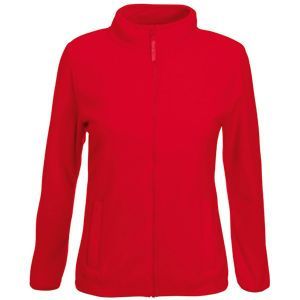HG151182248 Толстовка "Lady-Fit Full Zip Fleece", красный_XL, 100% п/э, 250 г/м2