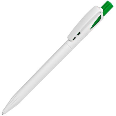 HG8B-GRN64 Lecce Pen TWIN. TWIN, ручка шариковая, зеленый/белый, пластик