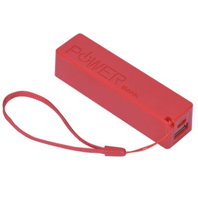 HG1701511372 Универсальное зарядное устройство "Keox" (2000mAh), красный, 9,7х2,6х2,3 см,пластик
