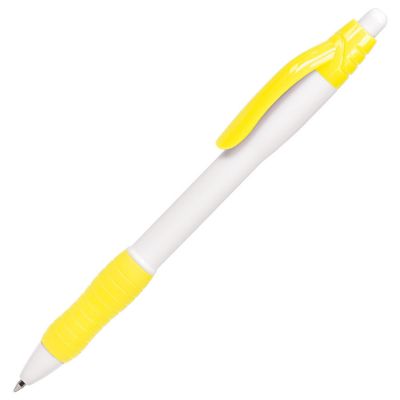 HG1701511378 NeoPen. N4, ручка шариковая с грипом, белый/желтый, пластик