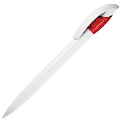 HG8B-RED85 Lecce Pen GOLF. GOLF, ручка шариковая, красный/белый, пластик