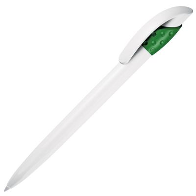 HG8B-GRN87 Lecce Pen GOLF. GOLF, ручка шариковая, зеленый/белый, пластик