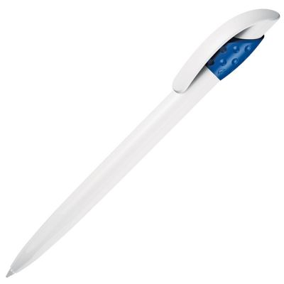 HG8B-BLU72 Lecce Pen GOLF. GOLF, ручка шариковая, синий/белый, пластик