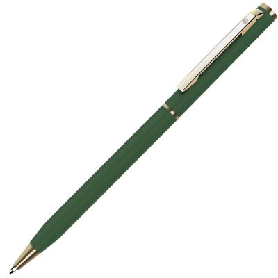 HG3B-GRN3 B1 Business. SLIM, ручка шариковая, зеленый/золотистый, металл