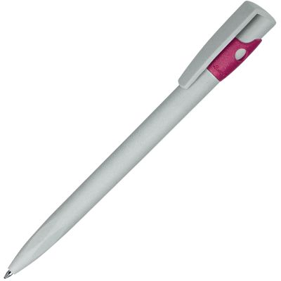 HG170151393 Lecce Pen. KIKI ECOLINE, ручка шариковая, серый/розовый, экопластик
