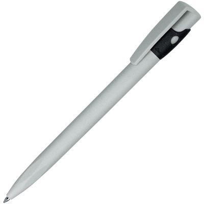 HG170151398 Lecce Pen. KIKI ECOLINE, ручка шариковая, серый/черный, экопластик
