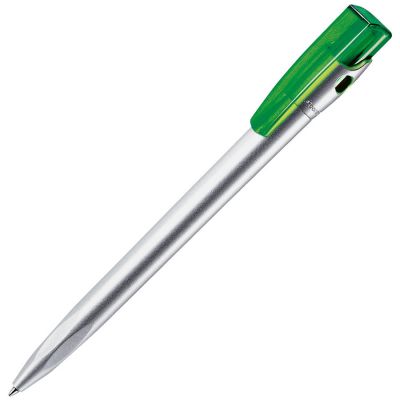 HG170151404 Lecce Pen. KIKI SAT, ручка шариковая, зеленый/серебристый, пластик