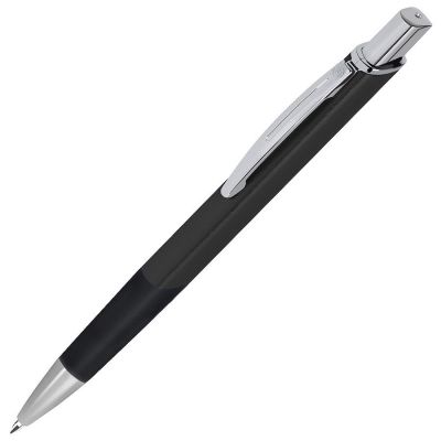 HG3B-BLK6 B1 Business. SQUARE, ручка шариковая с грипом, черный/хром, металл