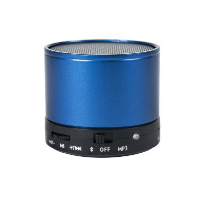 HG170151570 Портативная bluetooth-колонка "Martins", синий, 5,9х5 см,пластик,металл