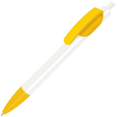 HG8B-YEL50 Lecce Pen TRIS. TRIS, ручка шариковая, желтый/белый, пластик