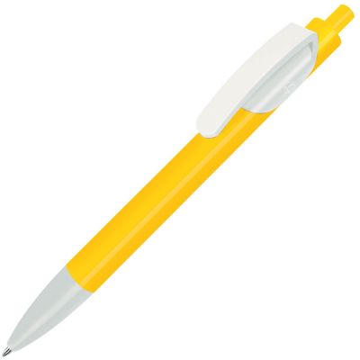 HG8B-YEL51 Lecce Pen TRIS. TRIS, ручка шариковая, желтый/белый, пластик